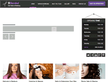 Tablet Screenshot of bdazzledhair.com